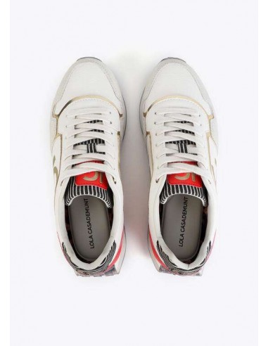 Zapatillas con Plataforma Tricolor y Logo LC – Lola Casademunt - vista posterior