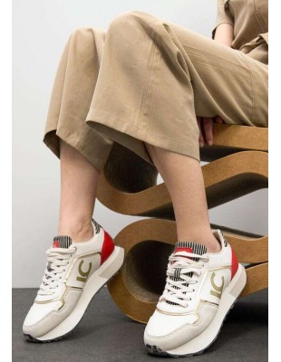 Zapatillas con Plataforma Tricolor y Logo LC – Lola Casademunt