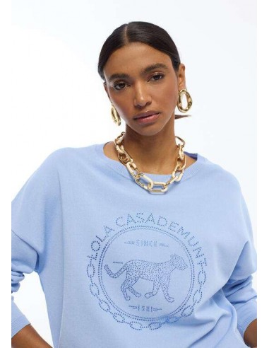 Jersey de Punto con Logo Strass – Lola Casademunt