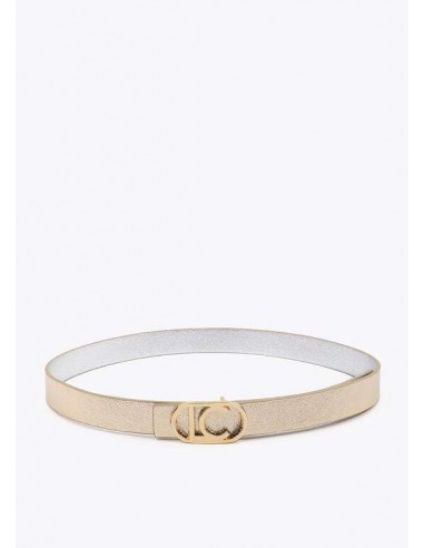 Cinturón Reversible Metalizado con Hebilla Logo...