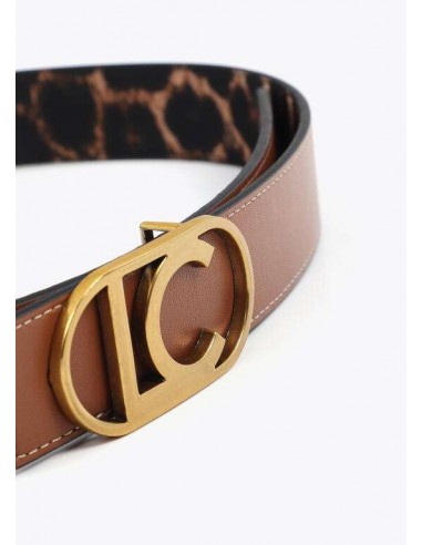 Cinturón Reversible Animal Print con Hebilla...