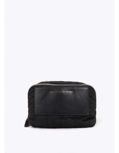 Neceser de Nylon y Efecto Piel con Logo – Lola Casademunt