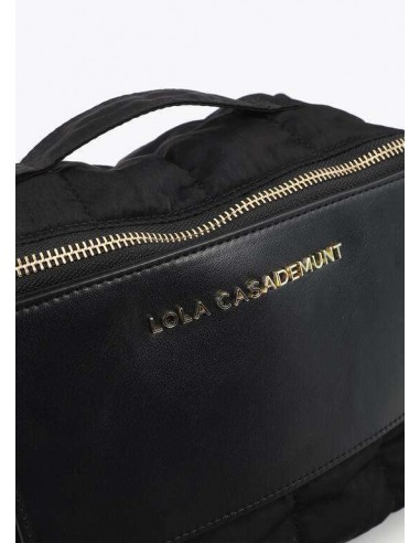 Neceser de Nylon y Efecto Piel con Logo – Lola...