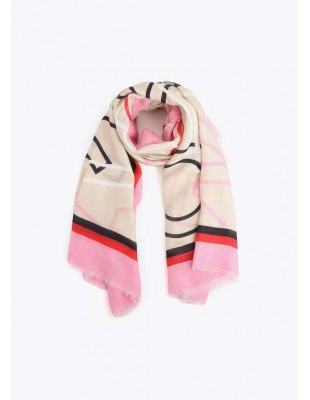 Fular Estampado con Letras Logo – Lola Casademunt 2