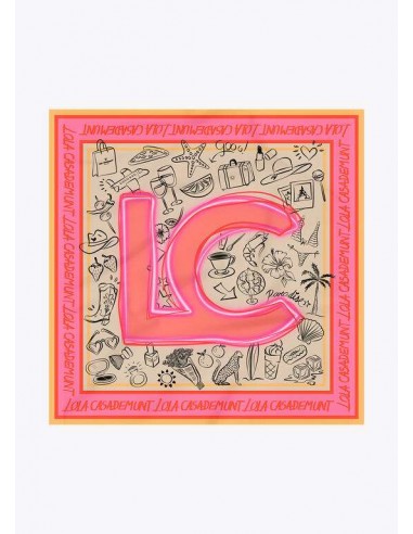 Pañuelo Satinado con Logo LC – Lola Casademunt