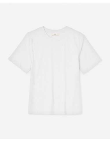 Camiseta de algodón orgánico cuello redondo – Yerse - color blanco