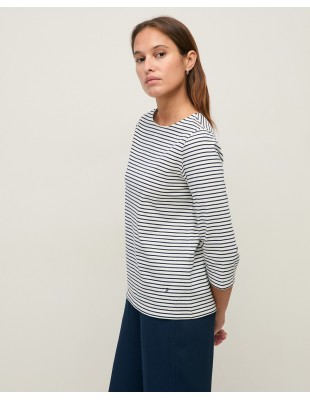 Camiseta Algodón Orgánico Cuello Pico – Yerse - color azul